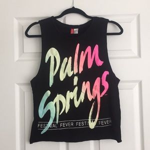 H&M Black Palm Springs Tank